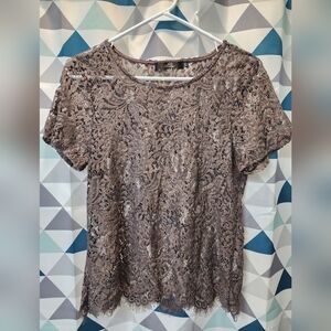 BKE Boutique Lace Womens Top